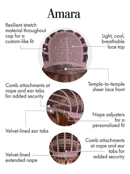 Amara | Synthetic Lace Front Wig (Lace Top)