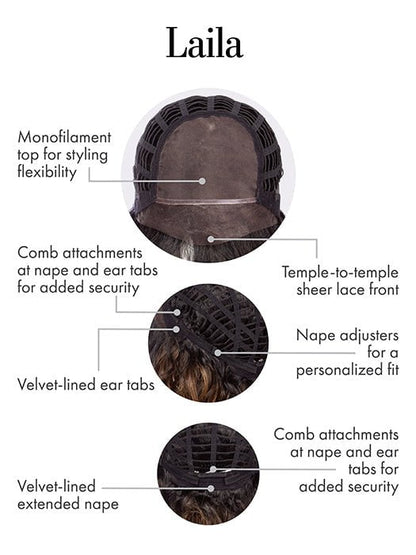 Laila | Synthetic Lace Front Wig (Mono Top)