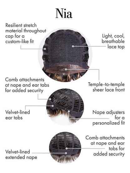 Nia | Synthetic Lace Front Wig (Lace Top)