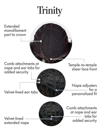 Trinity | Synthetic Lace Front Wig (Mono Part)