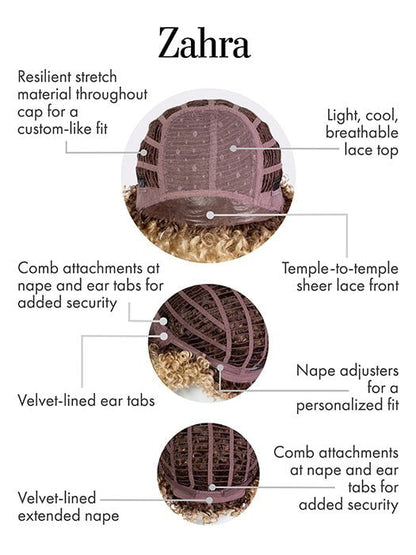 Zahra | Synthetic Lace Front Wig (Lace Top)