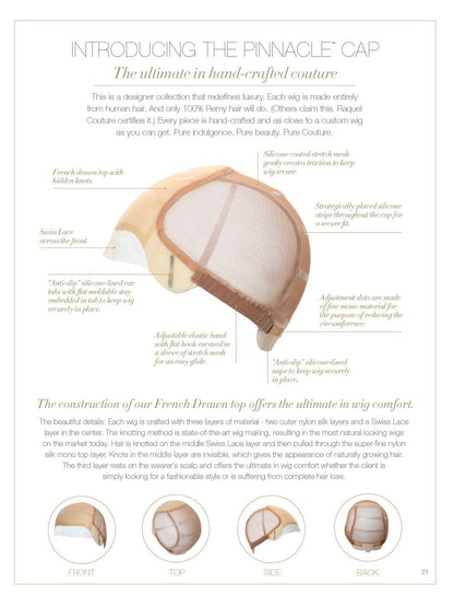 Glamour and More | Remy Human Hair Lace Front Wig (Hand-Tied)