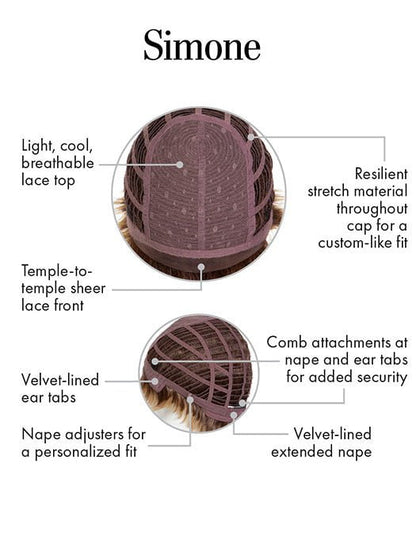 Simone | Synthetic Lace Front Wig (Basic Cap)